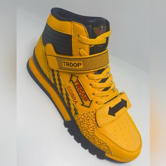 TROOP Other - Men's Troop Cobra Mid Mustard Yellow | Navy High-Top Sneakers NWT